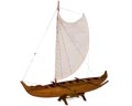 Hawaiian Canoe with sail